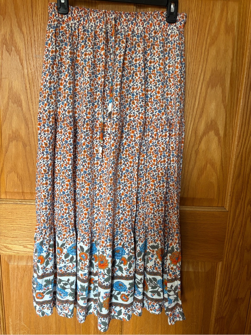 Boho Floral Maxi Cottagecore Skirt - Picture 3 of 5